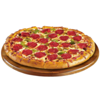 Pizza various flavors png transparent