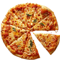 Pizza various flavors png transparent