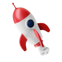 3d rocket png transparent