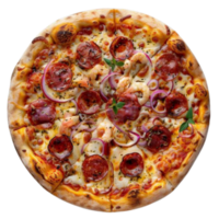 Pizza verschiedene Aromen png transparent