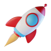 3d Rakete png transparent