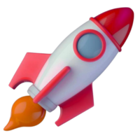 3d rocket png transparent