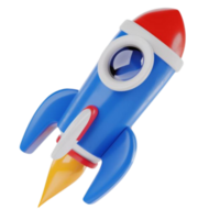 3d Rakete png transparent