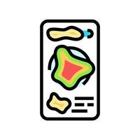 heatmap ux ui design color icon vector illustration