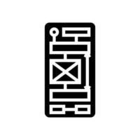 white space ux ui design glyph icon vector illustration