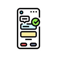 microcopy ux ui design color icon vector illustration