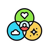 emotional design ux ui color icon vector illustration