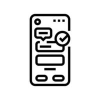 microcopy ux ui design line icon vector illustration