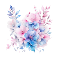 ai gegenereerd digitaal olieverf bloemen patroon ontwerp, schitteren bloem boeket ontwerp, reliëf bloem patroon, glanzend bloem schilderij ontwerp, textiel bloem materiaal ontwerp png