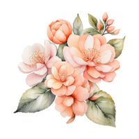 ai generiert Digital Ölgemalt Blumen- Muster Design, funkeln Blume Strauß Design, geprägt Blume Muster, glänzend Blume Gemälde Design, Textil- Blume Material Design png