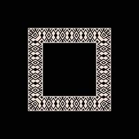 modern ornamental square frame border decorative pattern vector