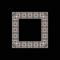 modern ornamental square frame border decorative pattern vector