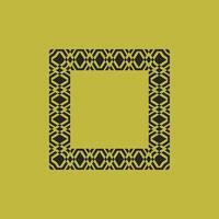 modern ornamental square frame border decorative pattern vector