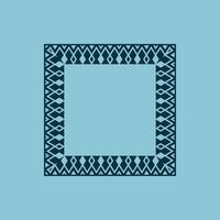 modern ornamental square frame border decorative pattern vector