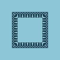 modern ornamental square frame border decorative pattern vector