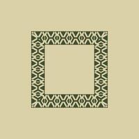 modern ornamental square frame border decorative pattern vector