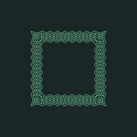 modern ornamental square frame border decorative pattern vector
