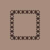 modern ornamental square frame border decorative pattern vector