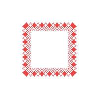 modern ornamental square frame border decorative pattern vector