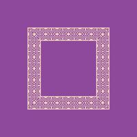 modern ornamental square frame border decorative pattern vector