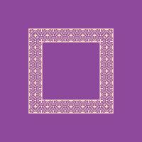 modern ornamental square frame border decorative pattern vector