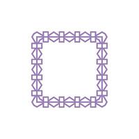 modern ornamental square frame border decorative pattern vector