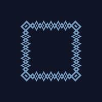modern ornamental square frame border decorative pattern vector