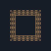 modern ornamental square frame border decorative pattern vector