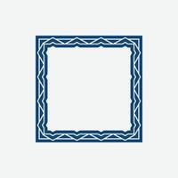 modern ornamental square frame border decorative pattern vector