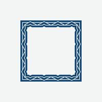 modern ornamental square frame border decorative pattern vector