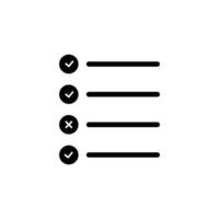 multiple choice concept line icon. Simple element illustration. multiple choice concept outline symbol design. vector