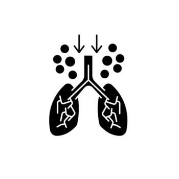 particulate matter concept line icon. Simple element illustration. particulate matter concept outline symbol design. vector