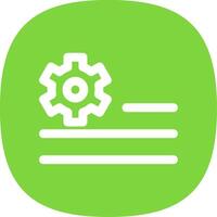 Deploy rules Line Curve Icon vector