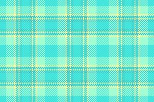 Complexity seamless vector check, cozy background texture tartan. Long pattern fabric plaid textile in teal and mint colors.