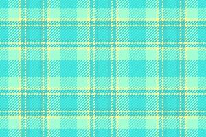 Complexity seamless vector check, cozy background texture tartan. Long pattern fabric plaid textile in teal and mint colors.