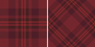 Vector fabric tartan of check seamless textile with a pattern background texture plaid.