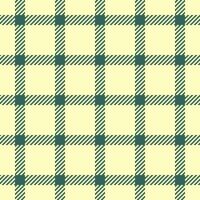 Thread tartan plaid texture, customer textile seamless check. Production pattern vector background fabric in light and teal colors.