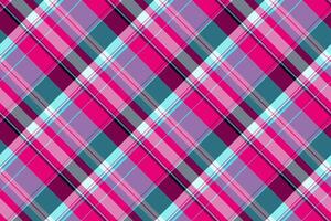 Dogtooth background texture seamless, neutral plaid tartan textile. Lilac vector pattern fabric check in pink and violet colors.