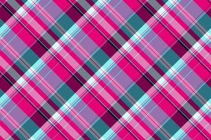 Dogtooth background texture seamless, neutral plaid tartan textile. Lilac vector pattern fabric check in pink and violet colors.