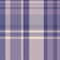 Fall check tartan seamless, french pattern texture vector. Silky fabric background plaid textile in pastel and light colors. vector