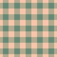 Folded texture check textile, native fabric plaid pattern. Cosy background vector tartan seamless in orange and pastel colors.