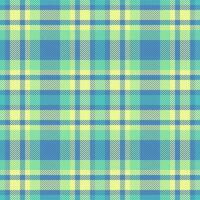 Simplicity pattern textile seamless, new york check plaid background. Paint fabric vector texture tartan in cyan and lime colors.