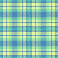 Simplicity pattern textile seamless, new york check plaid background. Paint fabric vector texture tartan in cyan and lime colors.