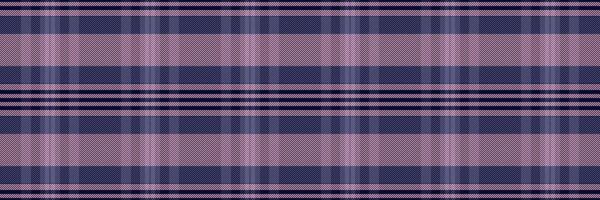 Loft plaid fabric texture, lumberjack tartan pattern vector. Swatch textile check background seamless in blue and dark colors. vector