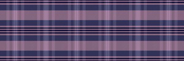 Loft plaid fabric texture, lumberjack tartan pattern vector. Swatch textile check background seamless in blue and dark colors. vector