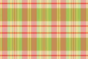 Plaid textile seamless of vector tartan fabric with a check texture pattern background.