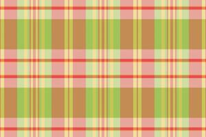 Plaid textile seamless of vector tartan fabric with a check texture pattern background.