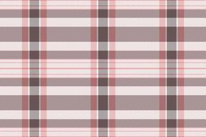 Plaid check vector of fabric seamless background with a texture textile pattern tartan.
