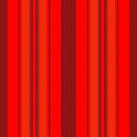 Pretty pattern seamless vector, model vertical stripe textile. Dark texture background lines fabric in red and dark colors. vector