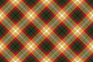Plaid pattern seamless fabric design vector